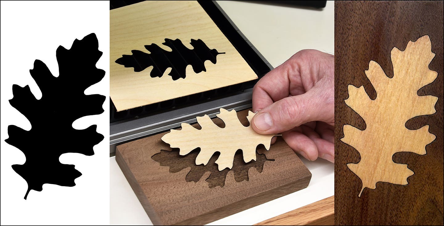 معرق کاری چوب با برش لیزر